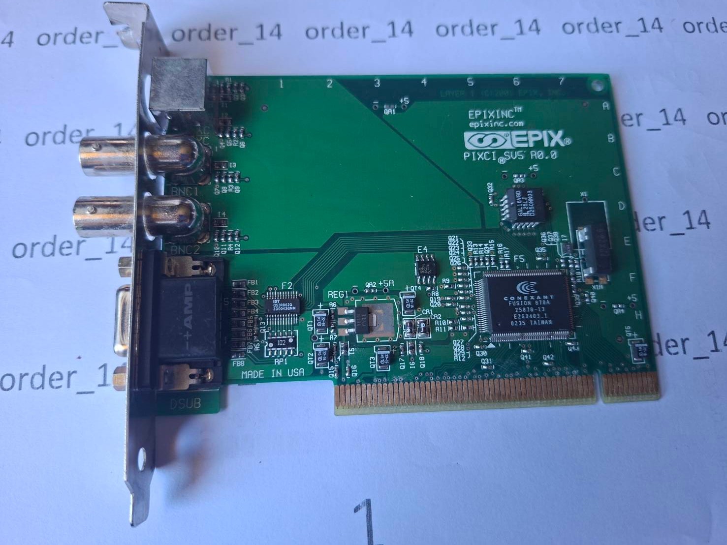 EPIXINC PIXCI SV5 R0.0