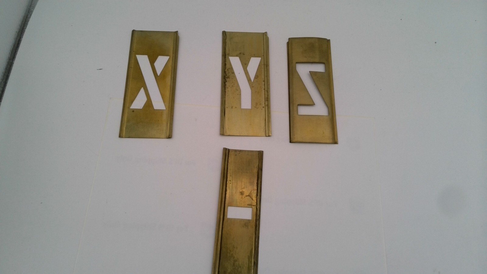 C.H. HANSON 10151 NUMBERS AND LETTERS STENCIL SET