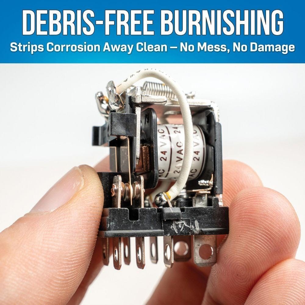 Fine Relay Contact Burnisher Files (Pack of 3) – Electrical Cleaning Tools New