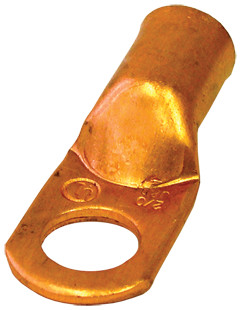 Copper Lug 4 Ga. 1/4in Stud (Pack of 1)