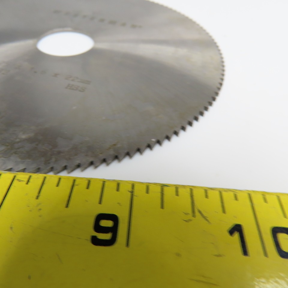 Westerman 125mm OD x 1.5 x 22mm Arbor Straight Tooth Cutting Blade Lot Of 3