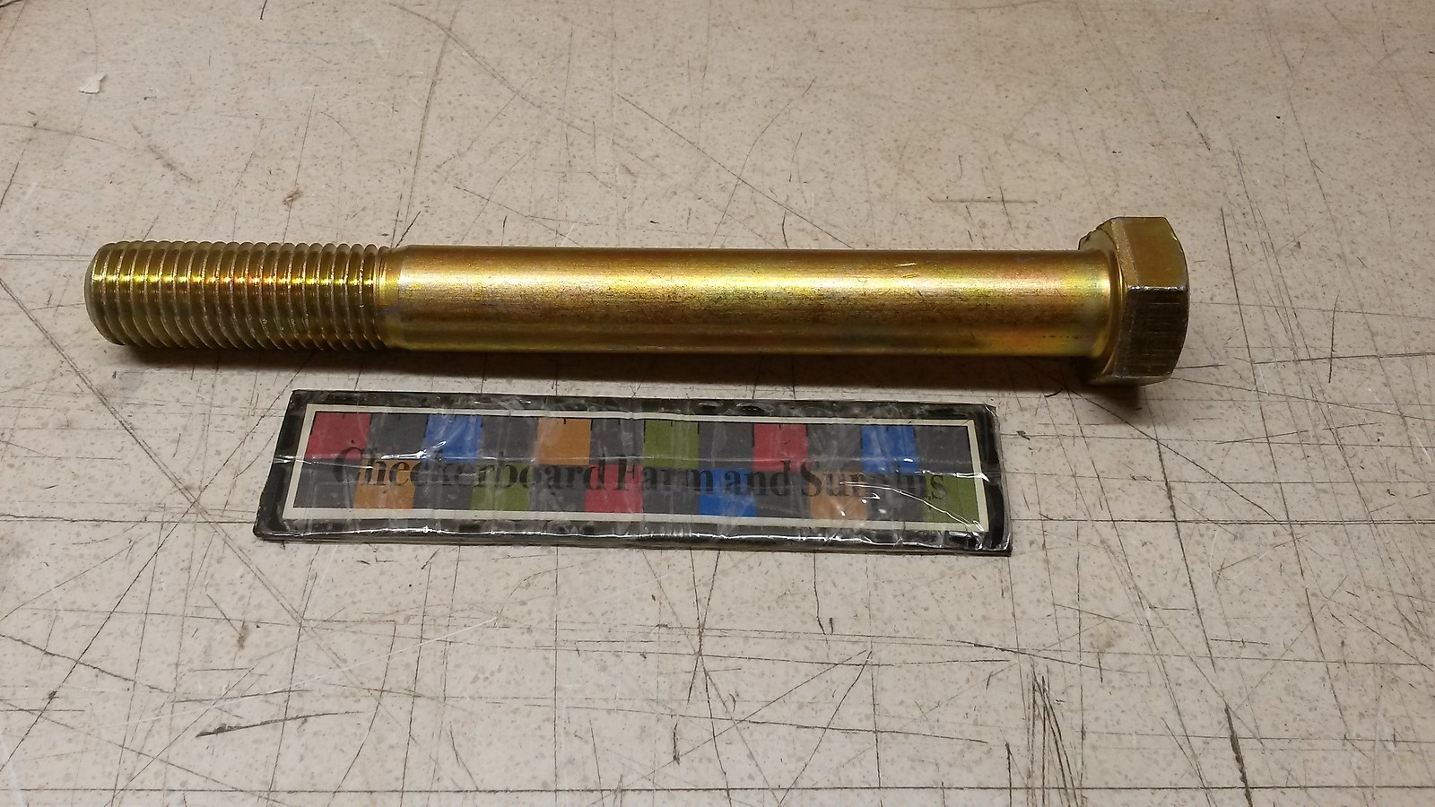 NOS Hex Head Cap Screw Bolt 1″-8 x 9.25″ UNC Grade-8 13211E8616 Cadmium Zinc