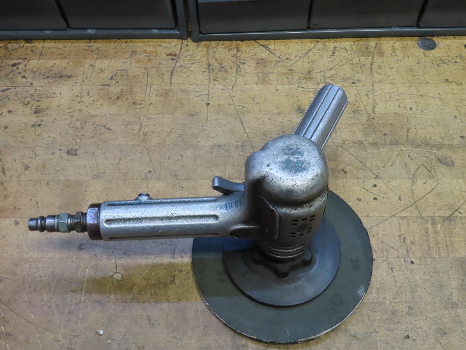 Cleco 15V C60B 6000 RPM vertical grinder buffer sander polisher Work/runs Great!