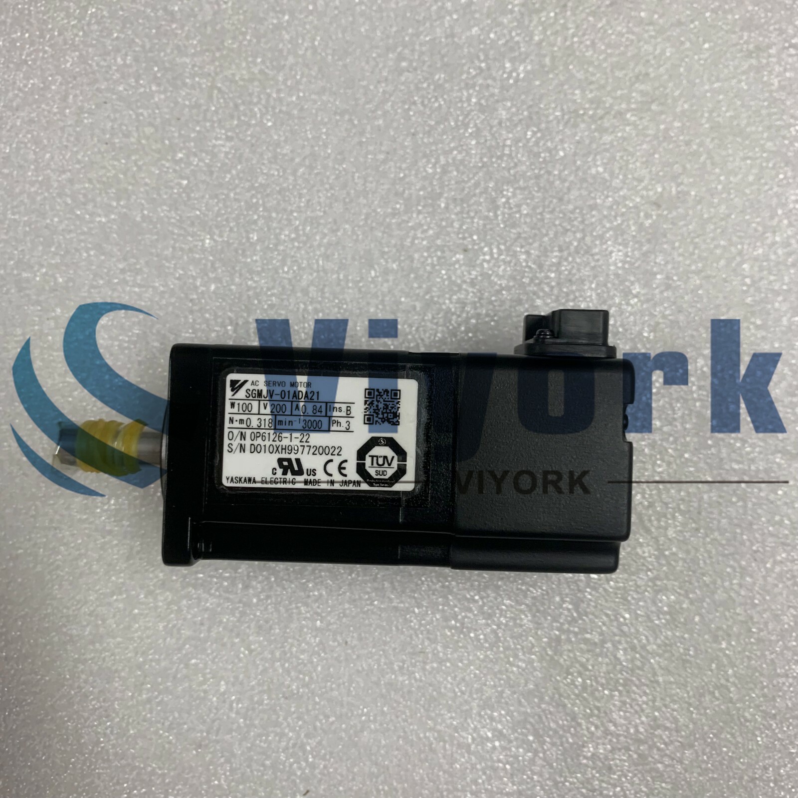 Yaskawa SGMJV-01ADA21 AC SERVO MOTOR 100W 3000RPM 0.84A 0.318N.M NEW