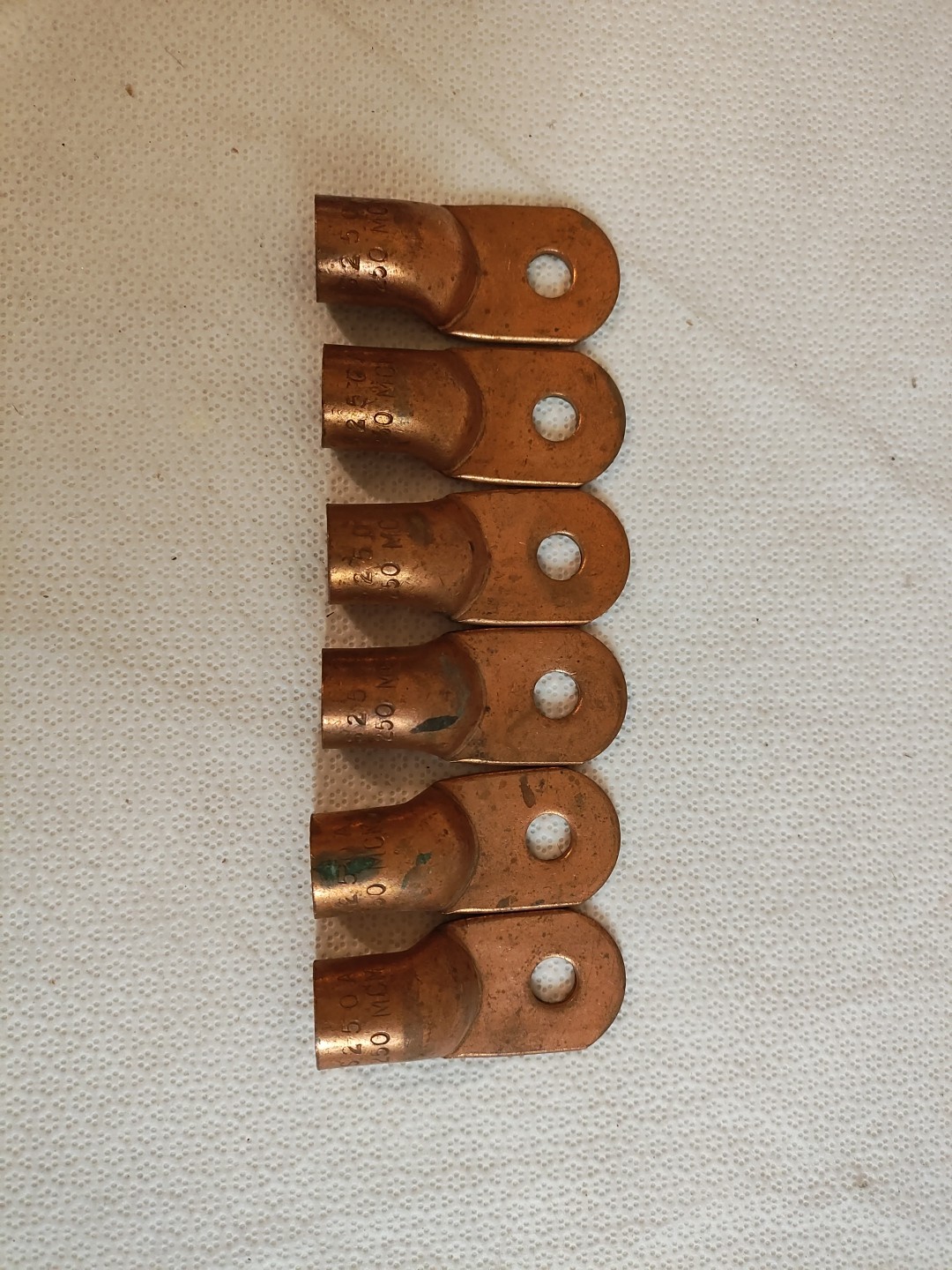 COPPER S250A 250MCM COMPRESSION LUG (A651) – Lot Of 6