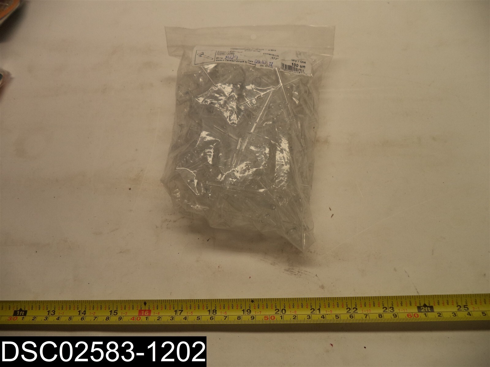 QTY=300 (3 Packs X 100) SP316-XC100 Stars 3/16″ Clear Sap Spout Straight XB2