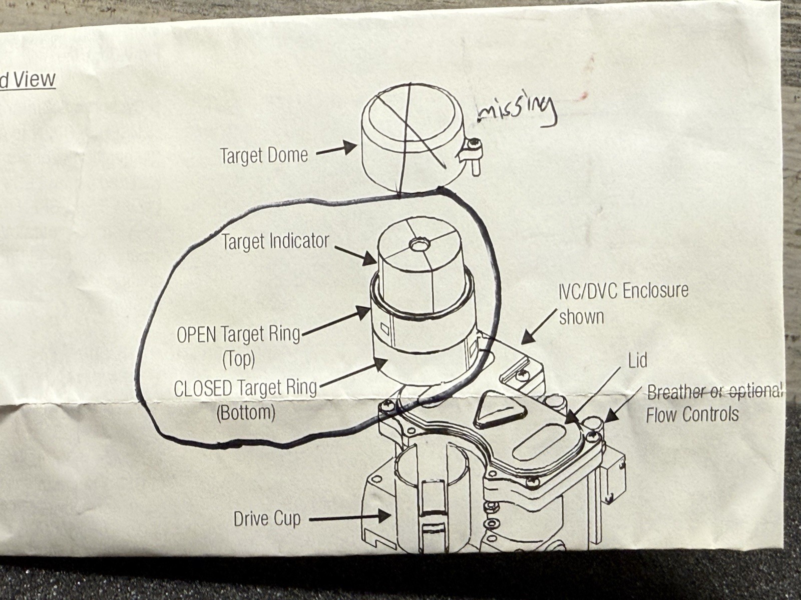 TOPWORX AL-E40 Target Assy Kit New