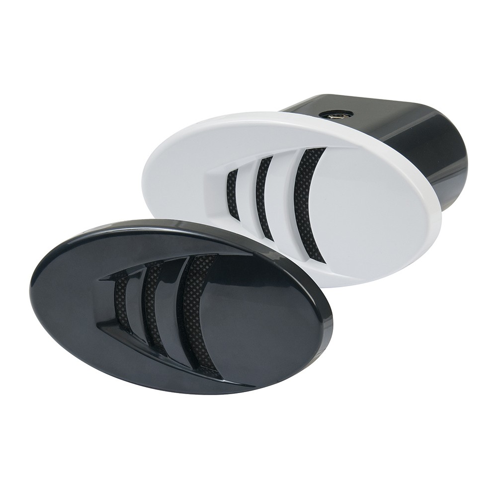 Marinco 12V Drop-In H Horn W Black & White Grills Marine