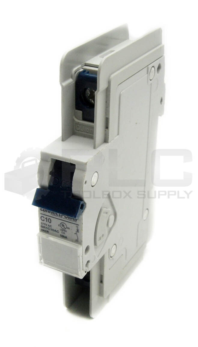NEW CONNECTPOWER BR1C10AC UL489 MOLDED CASE C10 CIRCUIT BREAKER, 1POLE