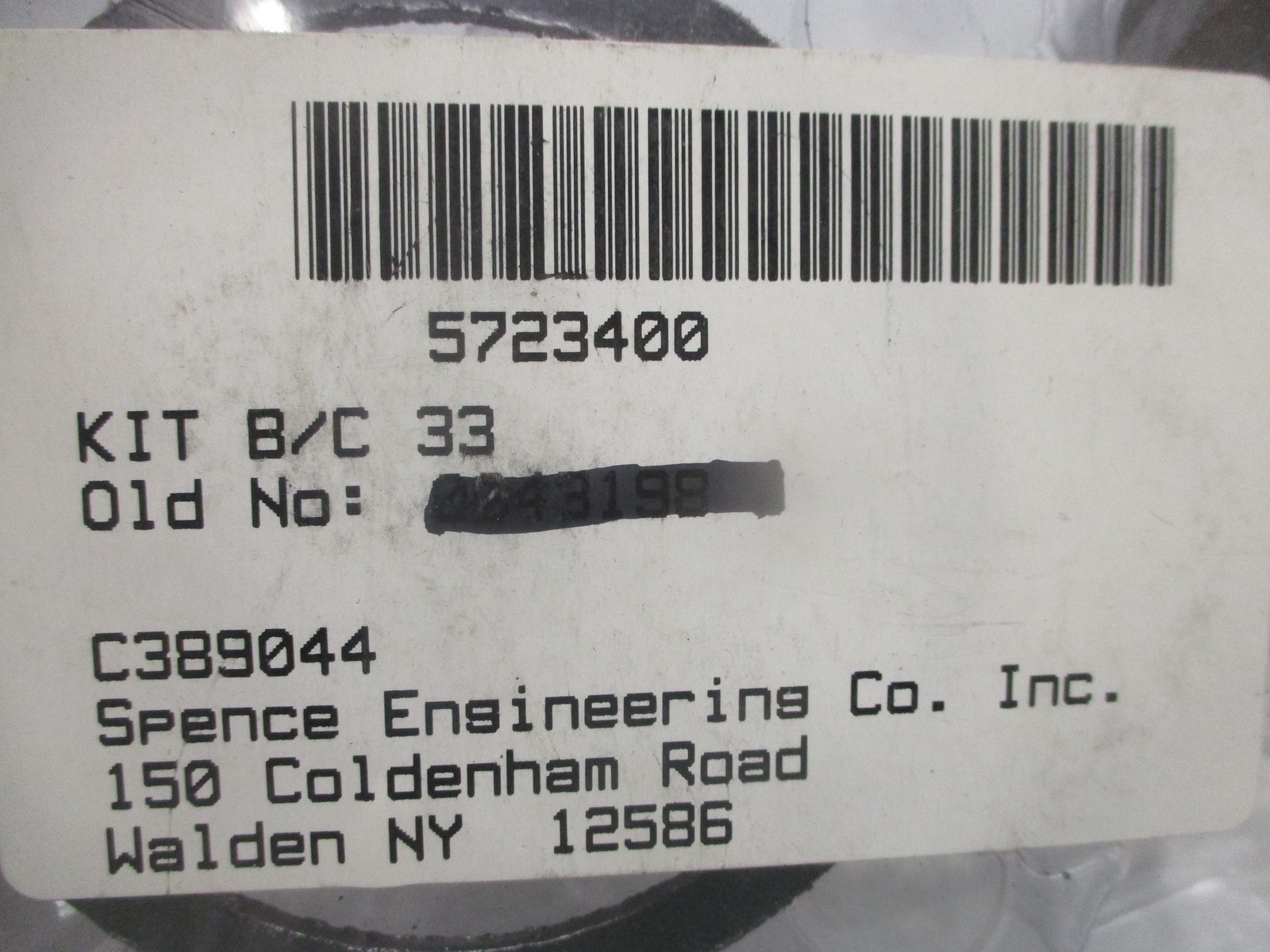 SPENCE ENGINEERING C389044 KIT NSMP