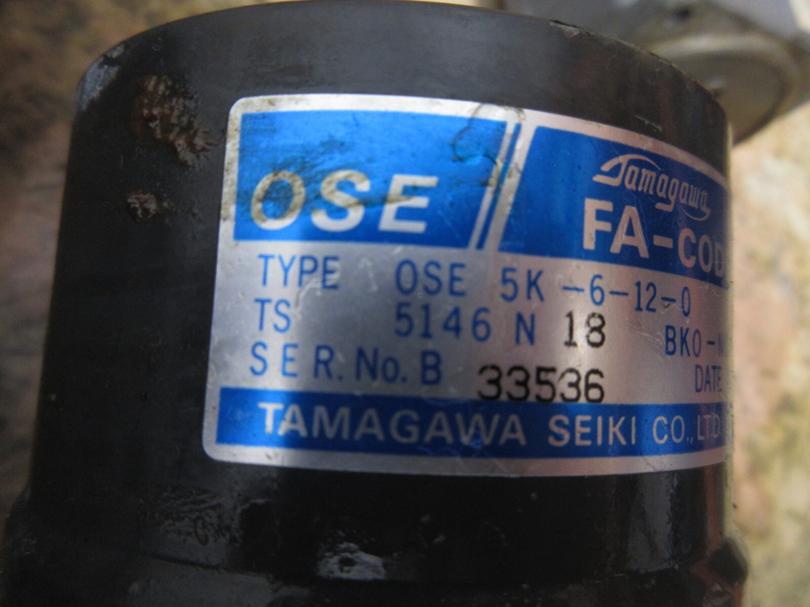 MITSUBISHI AC SERVO MOTOR HA33C-S FA-CODER TS 5146N 18 BKO-NC6214 EACH 1