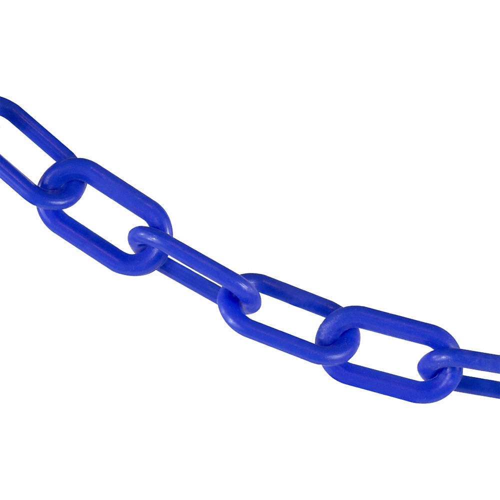 GRAINGER APPROVED 50006–50 Plastic Chain ,50 ft L,Blue 52YC04