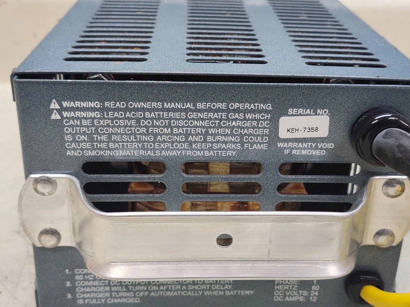 Enersys Inc. 24 Volt Forklift Battery Charger Model: 24680L FREE SHIPPING