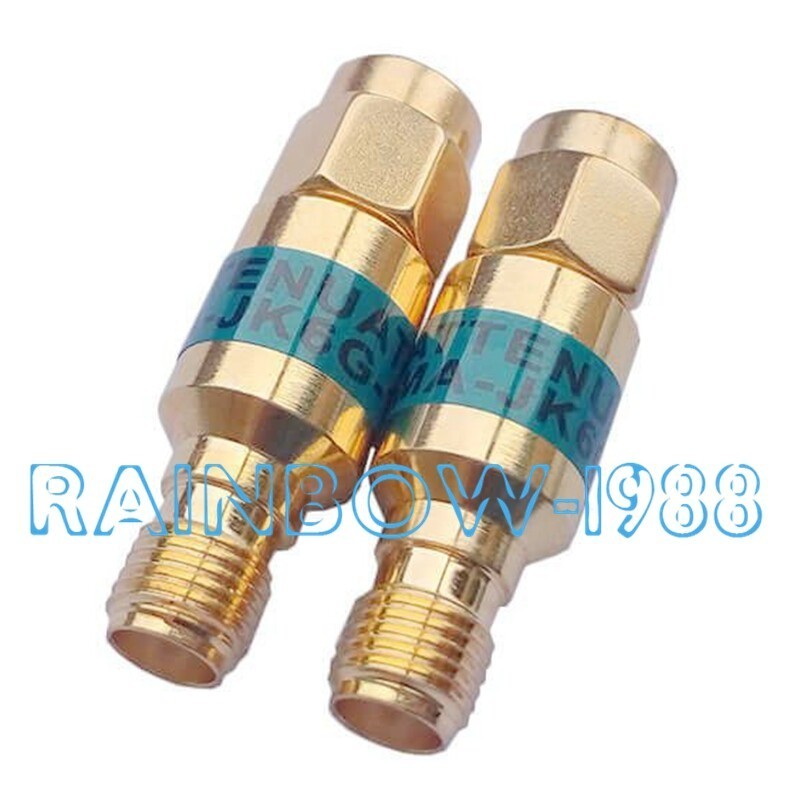 2PC SMA isolator DC BLOCK isolator 50V 1.0dB DC-BLOCK-SMA 2W DC-6GHZ NEW