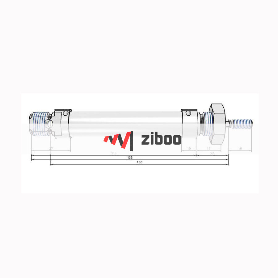 Festo Dsnu-16-40-Ppv-A Standard Cylinder 19229 Stroke 40Mm