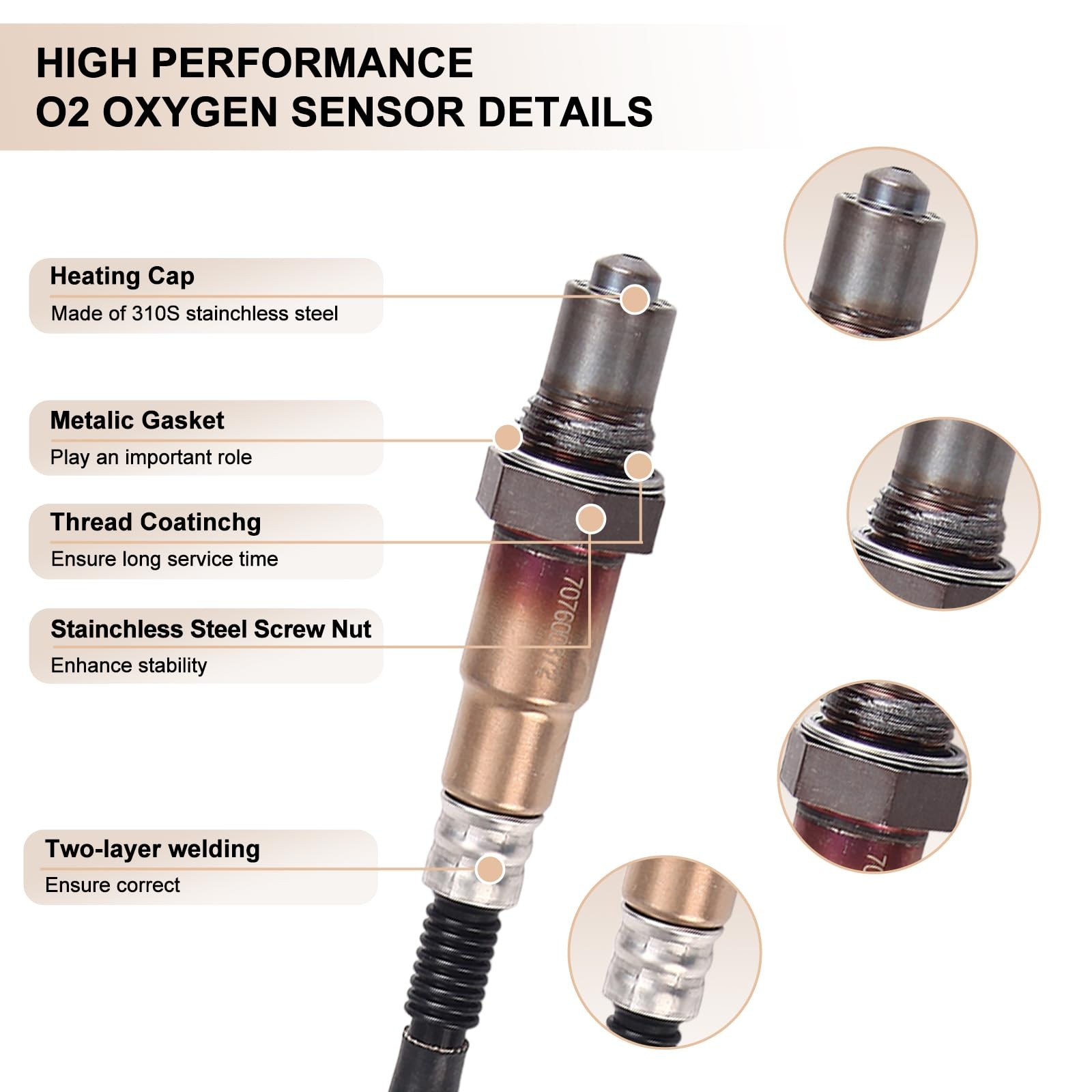 Oxygen O2 Sensor Fits for Can-Am Maverick X3 R Turbo 1000 1000R Max/Trail…