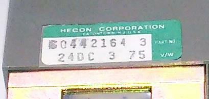 New Hecon G0442164 3 Panel Mount Electronic Counter 4-Digit 24 VDC 3.75 Watts