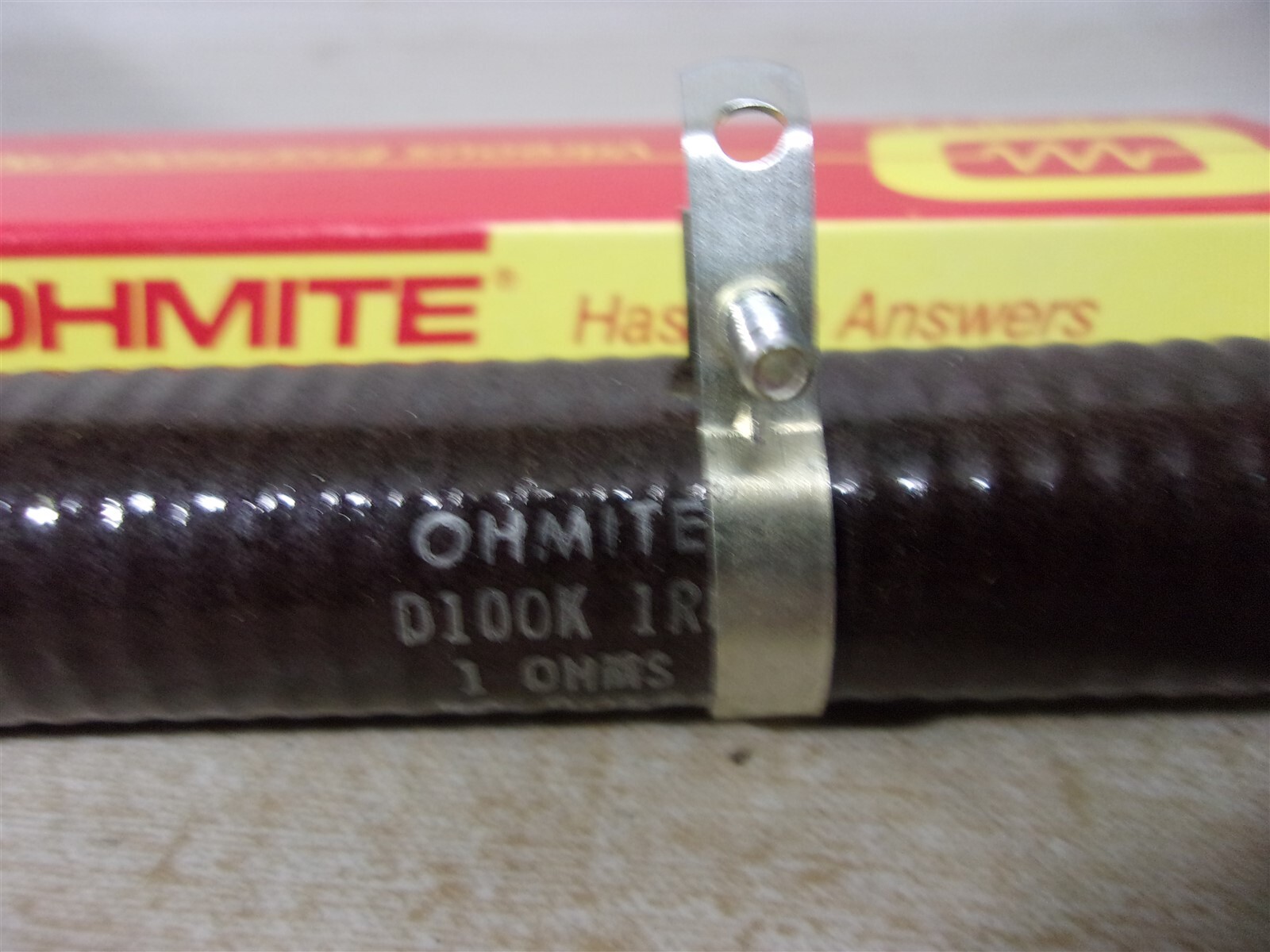 NEW Ohmite D100K1R0 100 Ohm Resistor *FREE SHIPPING*
