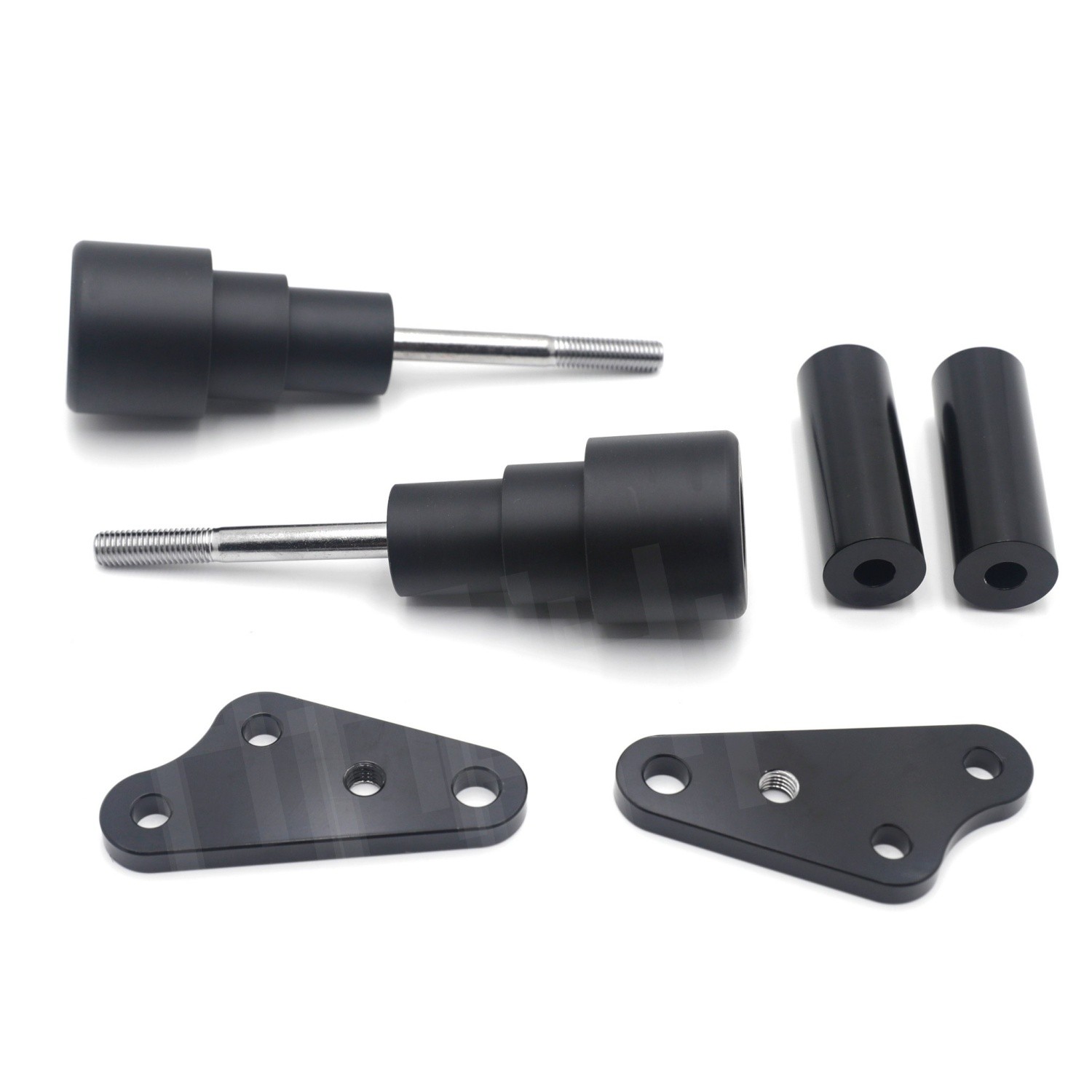 Aluminum Frame Crash Sliders Protection Black For 2000-2025 Suzuki DRZ400S/SM