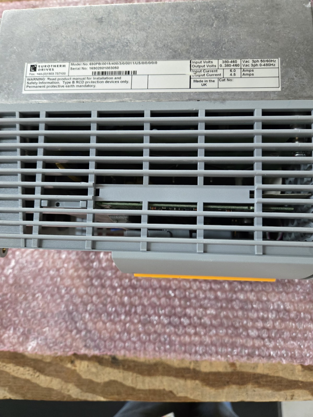 PARKER/EUROTHERM/SSD Drive 690+0001/460/1BS 1 HP, 460 V, SYSTEM OPTION BOARD