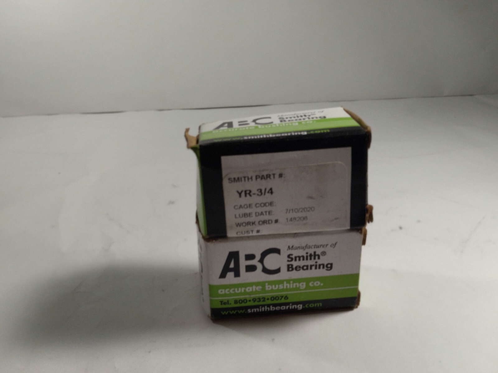 1 NEW ABC SMITH BEARING YR-3/4 FLAT CAM HEAD ROLLER BEARING NIB ***MAKE OFFER***