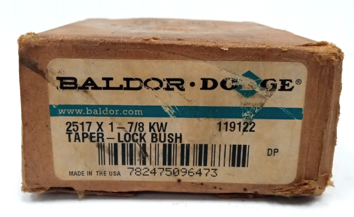 BALDOR DODGE 119122 2517 1 7/8″ TAPER LOCK BUSHING