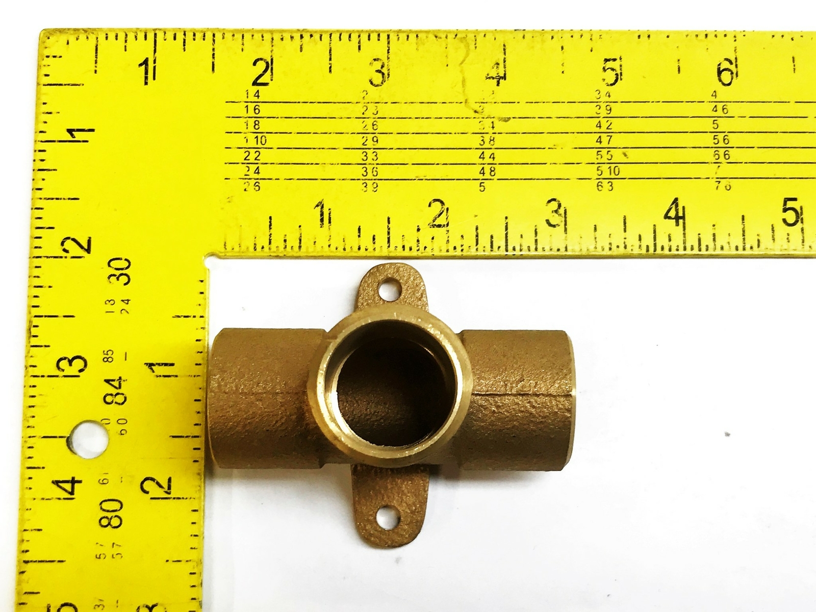 Nibco Bronze 3/4″ Sweat x 3/4″ Sweat x 3/4″ Sweat 90 Degree Drop Ear Tee NOS