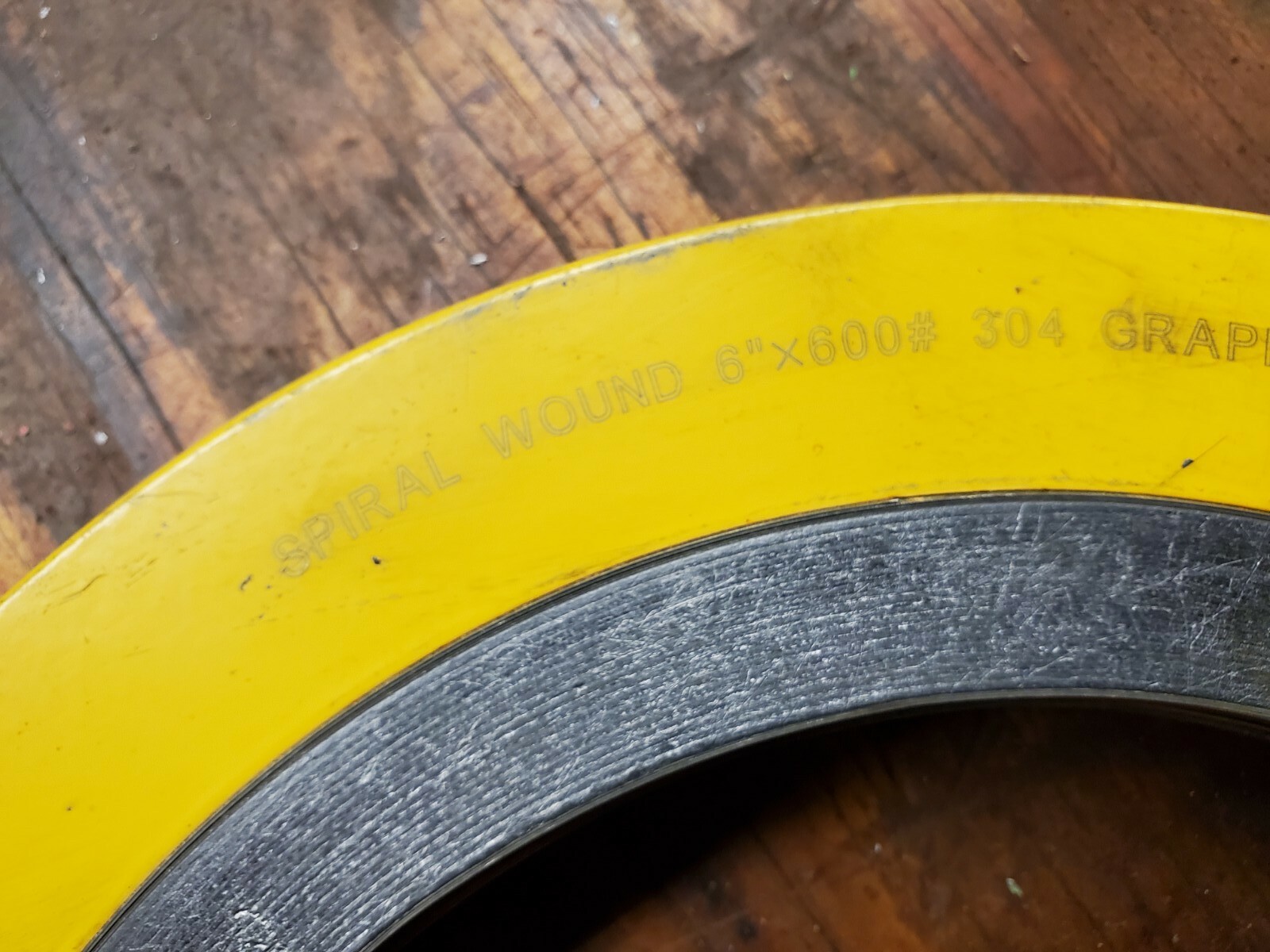 (4) ADVANCED SEALING 6” 600# 304 SPIRAL WOUND GASKETS ASME B16 20 FLEXITALLIC