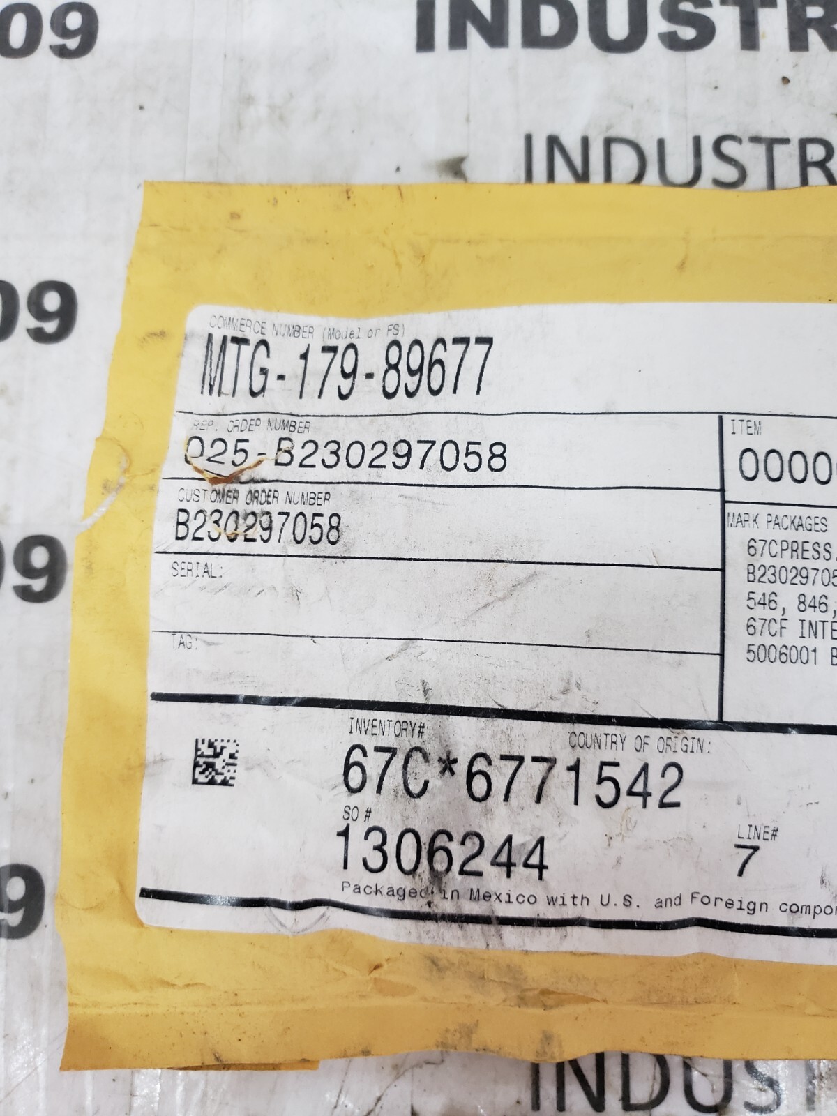 EMERSON MTG-179-89677 KIT