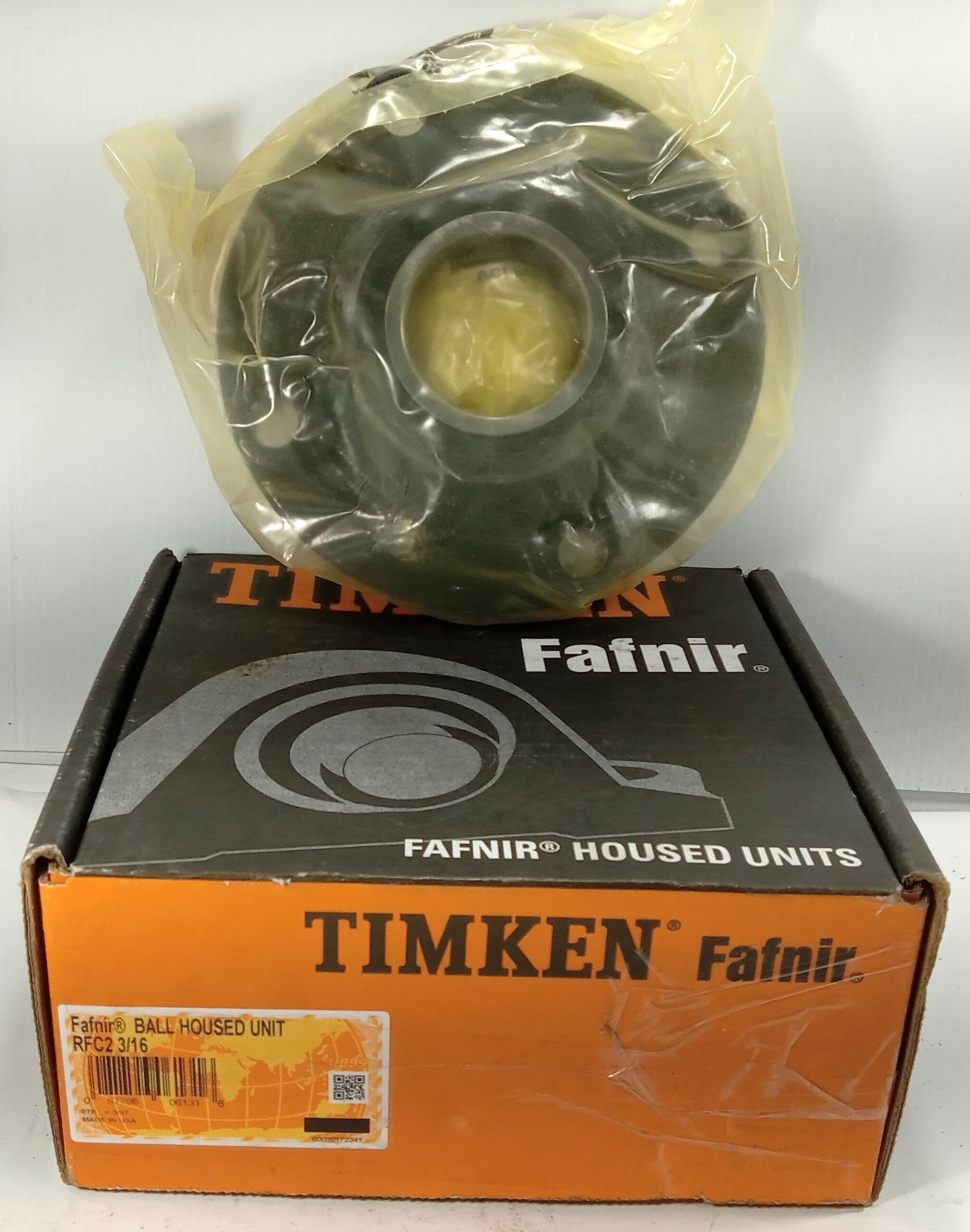 1 NEW TIMKEN RFC2 3/16 ROUND FLANGE MOUNT PILLOW BLOCK BEARING NIB *MAKE OFFER*