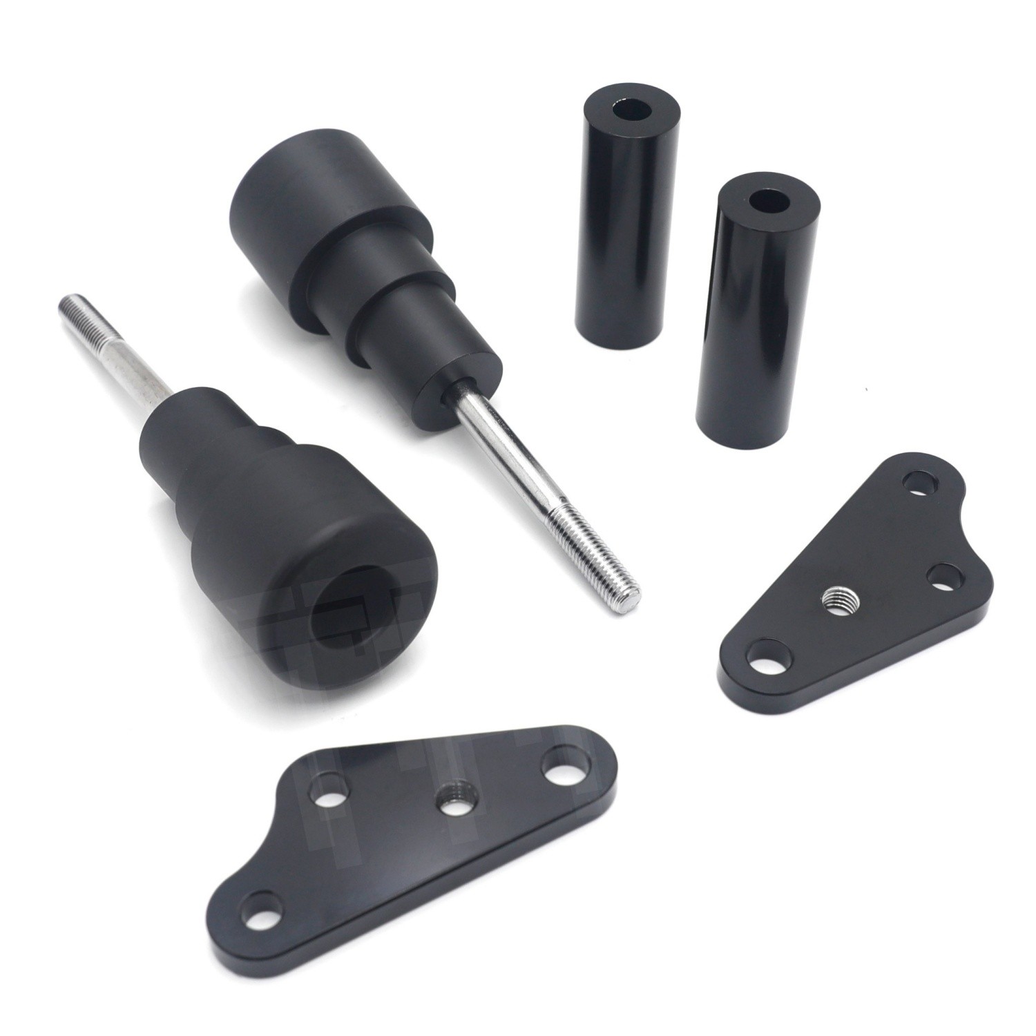 Aluminum Frame Crash Sliders Protection Black For 2000-2025 Suzuki DRZ400S/SM