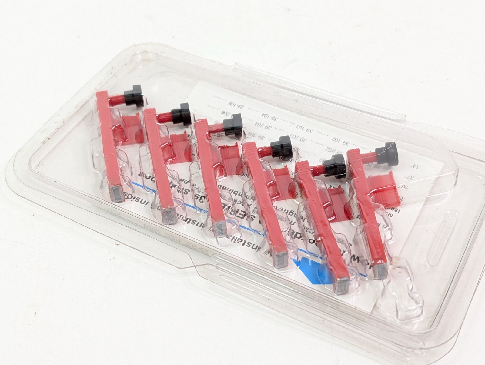 Graphic Controls Series 39 Disposable Snap-on Markers 82-39-0206-06 Red New