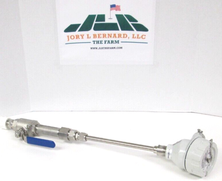 FOX THERMAL INSTRUMENTS FLOW METER-TEMP, FT3-15RSSSTE3DDMB, 3/4″ NPT, SURPLUS