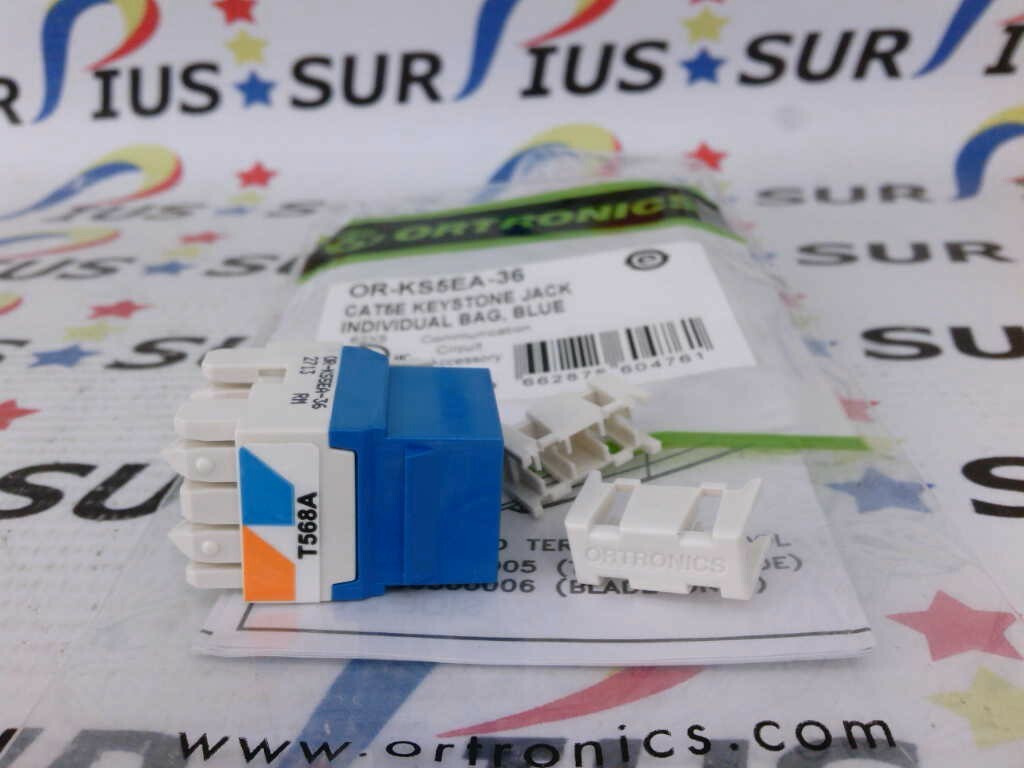 NSOP Ortronics OR-KS5EA-36 CAT5E Keystone Jack Blue