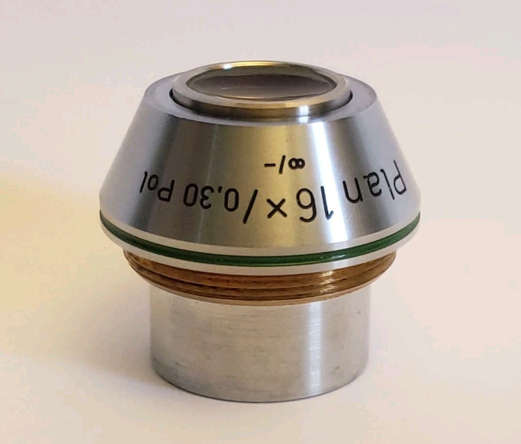 Zeiss Axiomat Microscope Objective POL Plan 16x/0,30 Excellent