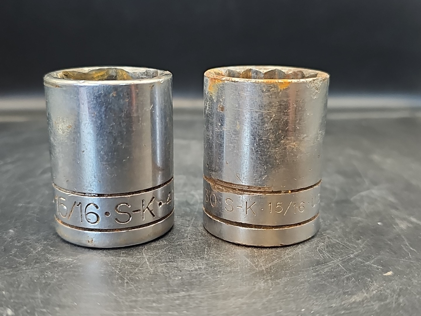 SK HAND TOOL 41130 40130 1/2″ DRIVE , 15/16″, 6 Pt 12 pt SOCKET shallow