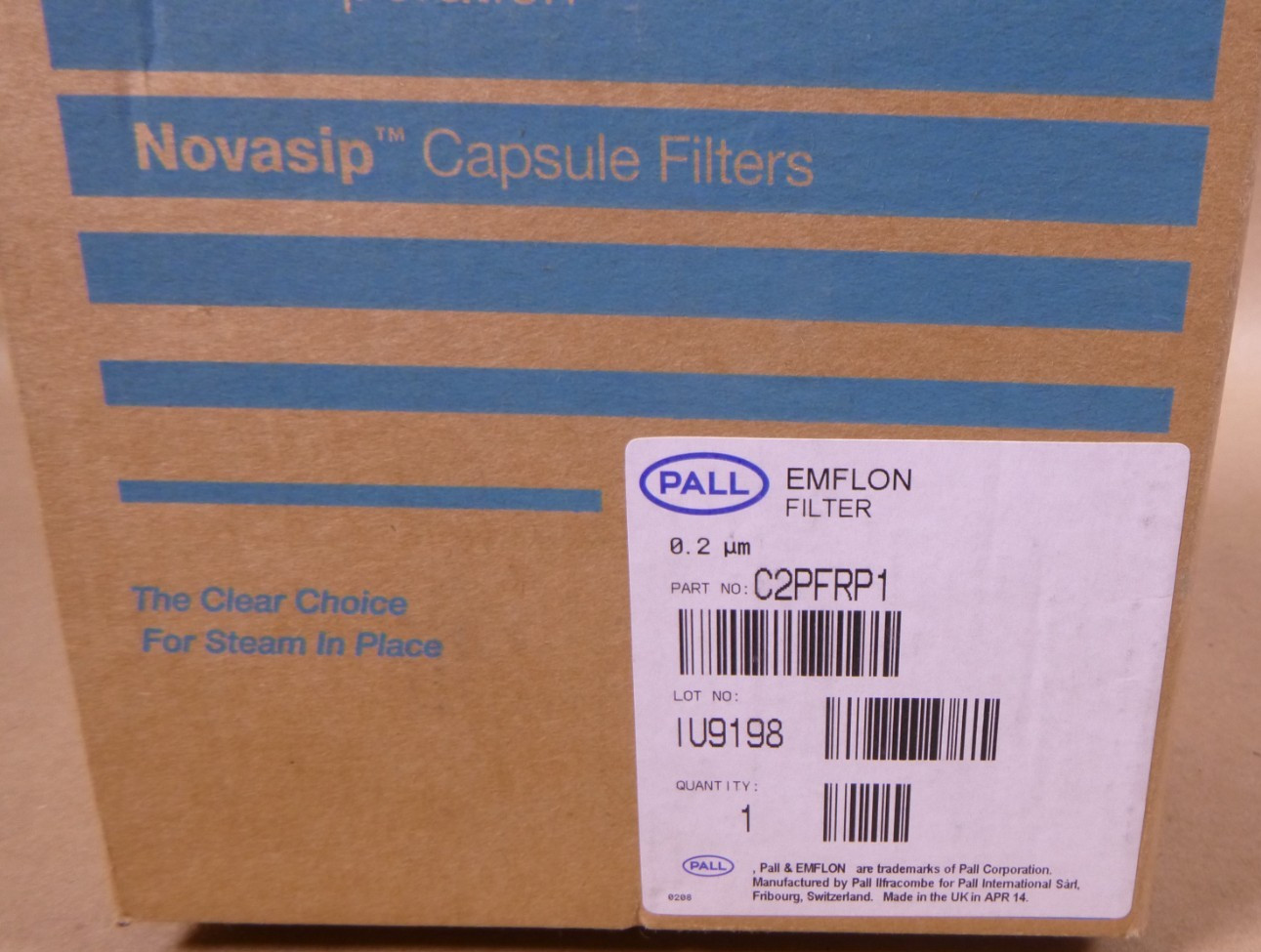C2PFRP1 Pall Novasip Capsule Emflon PFR Membrane Filter 0.2 um