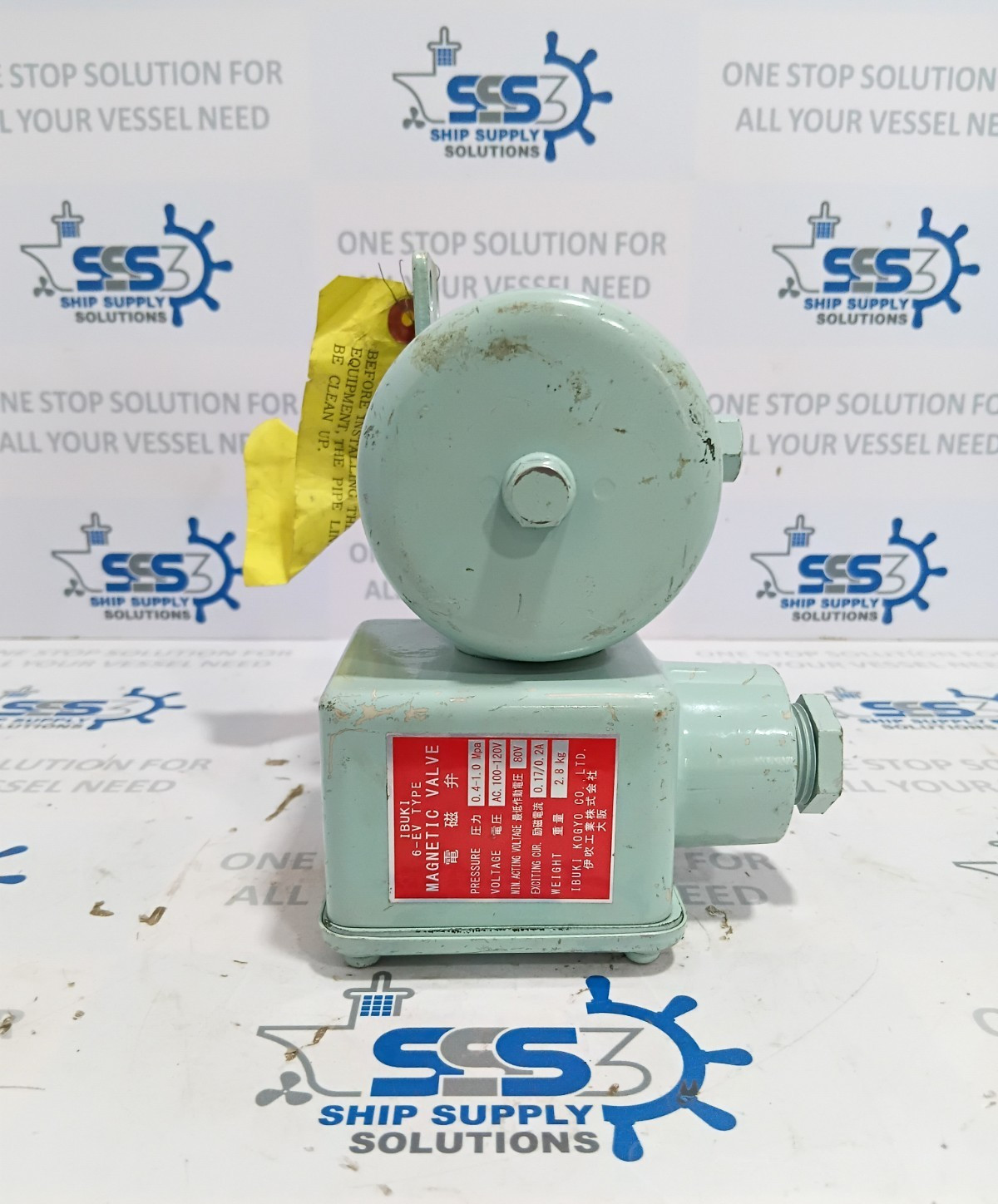 Ibuki 6-EV TYPE Coil For Air Horn AC100-120V, 0.4-1.0Mpa (Unused New)