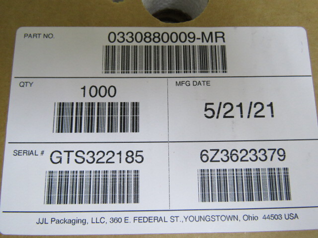 CARDELL A47G-AF-6A Qty of 25 per Lot TERMINALFEMALE18AWG