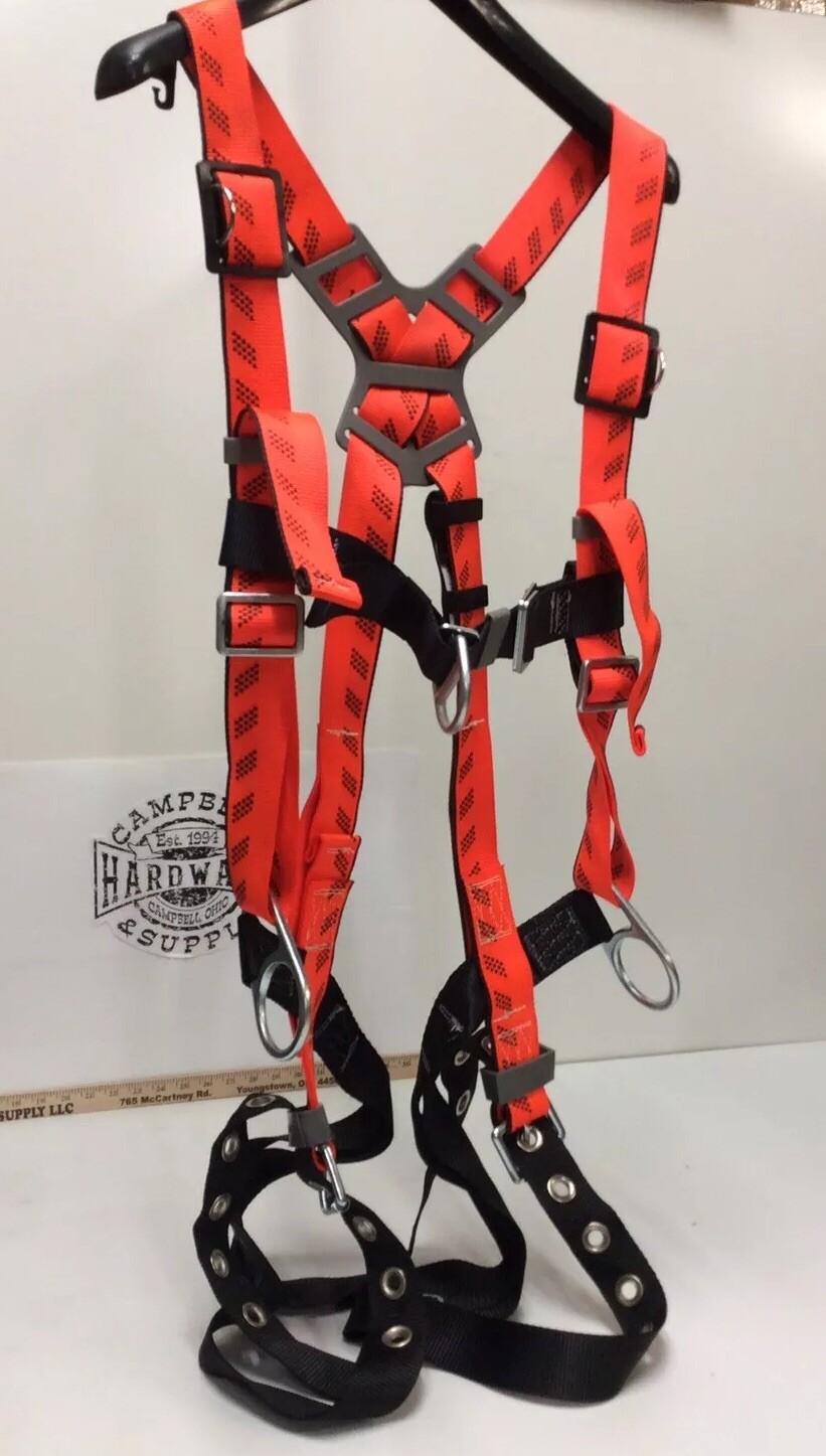 Harness MSA Full Body XLG Vest Style P#10091456 Rigging Climbing D-Ring Safety