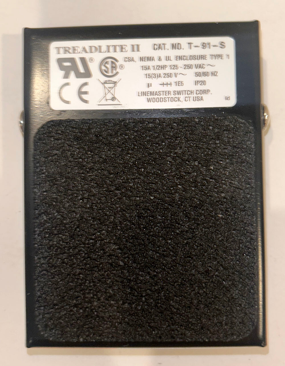 Linemaster T-91-S Treadlite II hand foot pedal NIB. Buzz Action!