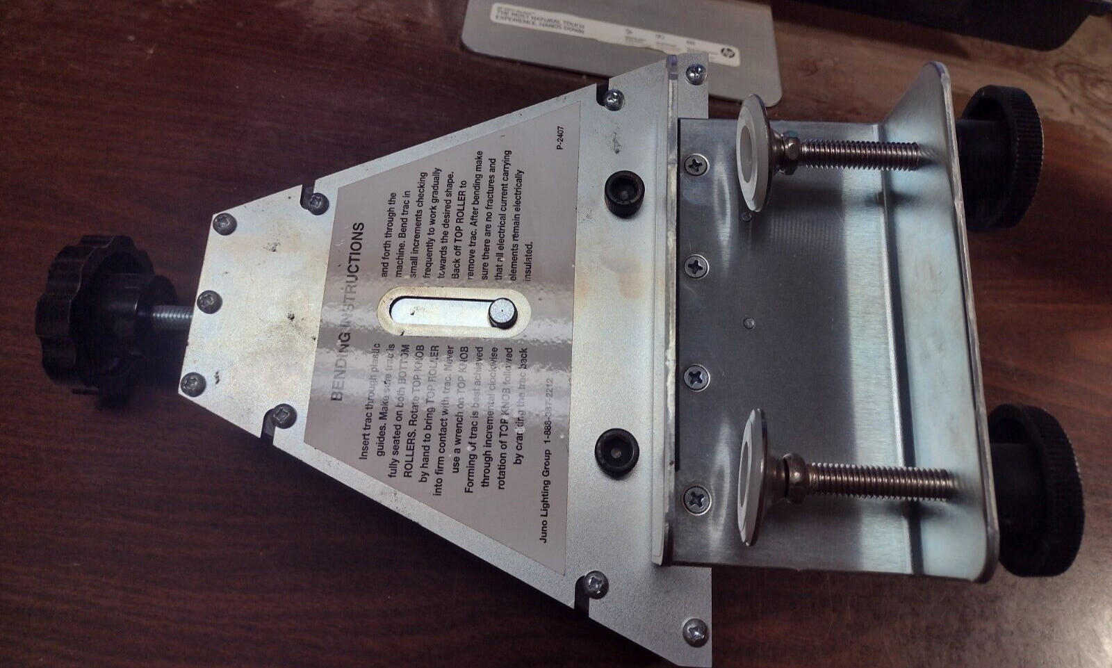 JUNO JLG-B100 PORTABLE TRAC BENDER for FLEX 12 & MonoLine TRACK LIGHTING NEW