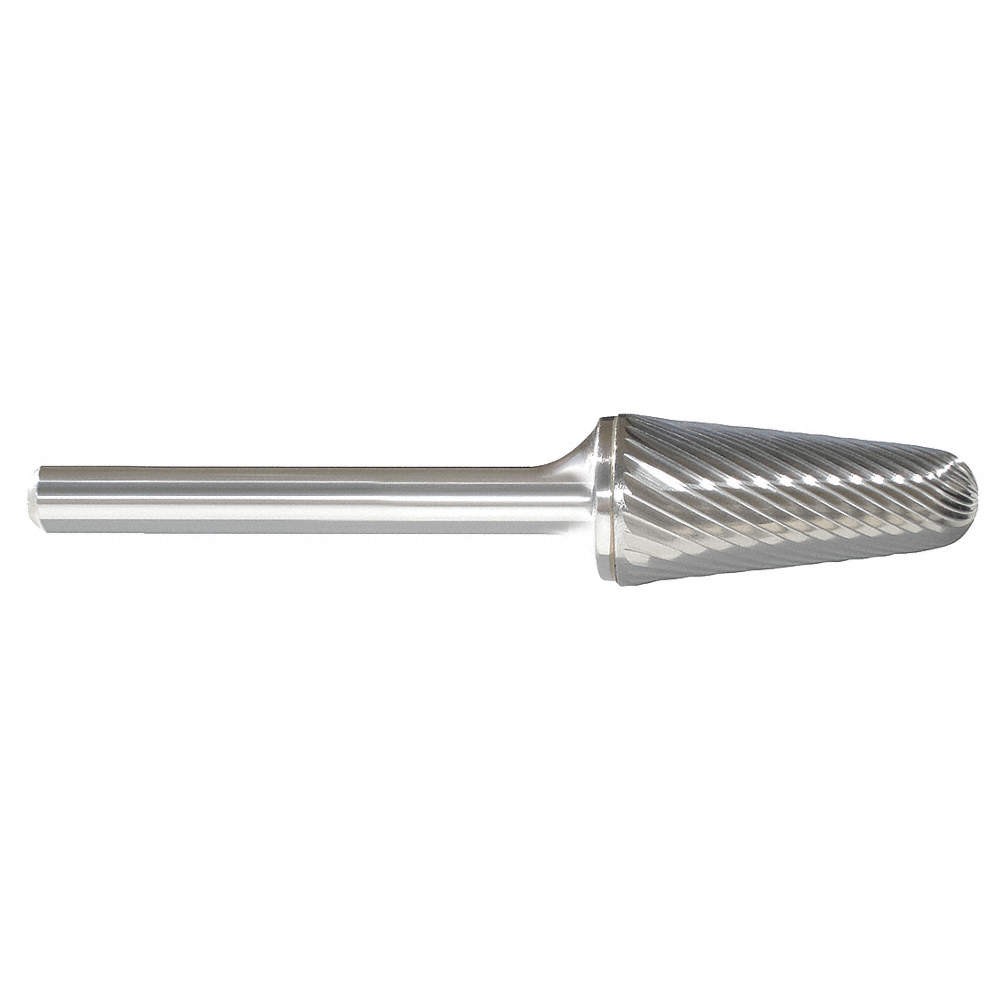 GRAINGER APPROVED 310-001183 Cone Bur,Radius End,3/16″,”Carbide 22XZ74