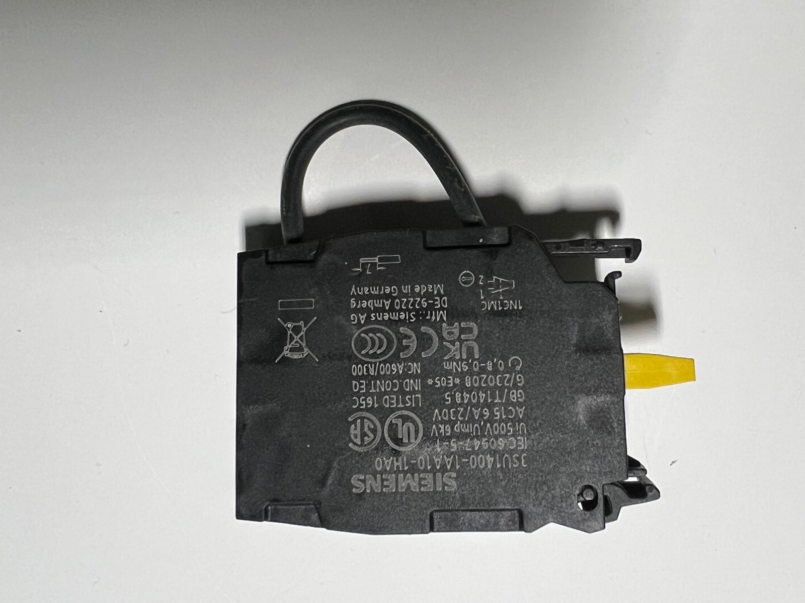 Siemens 3SU1400-1AA10-3HA0 Contact Module