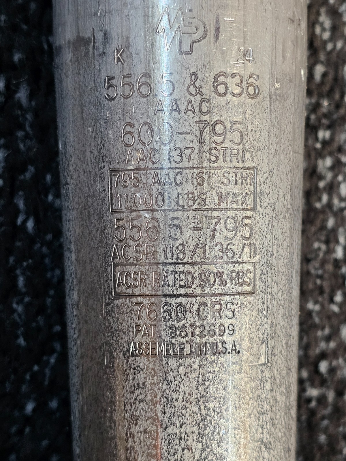 MacLean Power Systems 7660-CRS, CRS Splice Connector 556.5-636 kcmil Aluminum