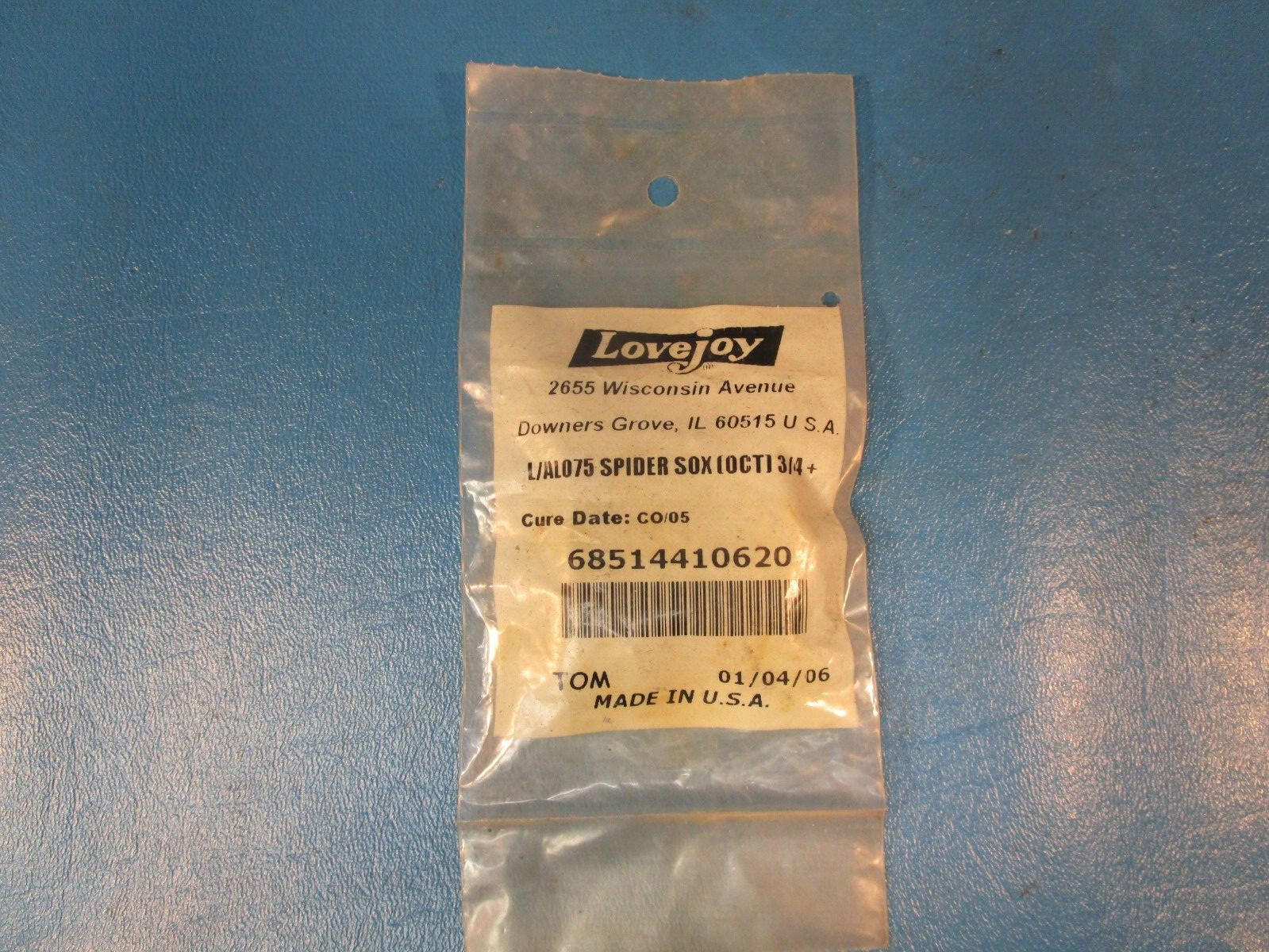LOVEJOY 68514410620 Jaw Coupling Spider, L075, AL075 Coupling Size