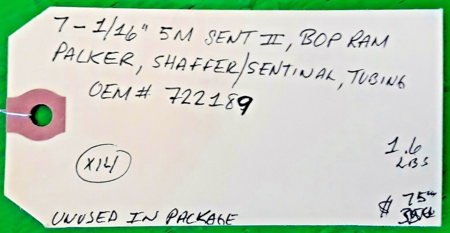 🟠 NATIONAL OILWELL VARCO RAM PACKER SHAFFER PESSCO IS OFFERING R051021-25-38 🗽