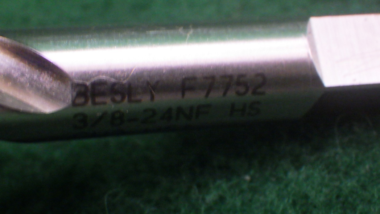 Job lot 10 pieces New Besly 3/8-24 NFHS Spiral Flute Taps