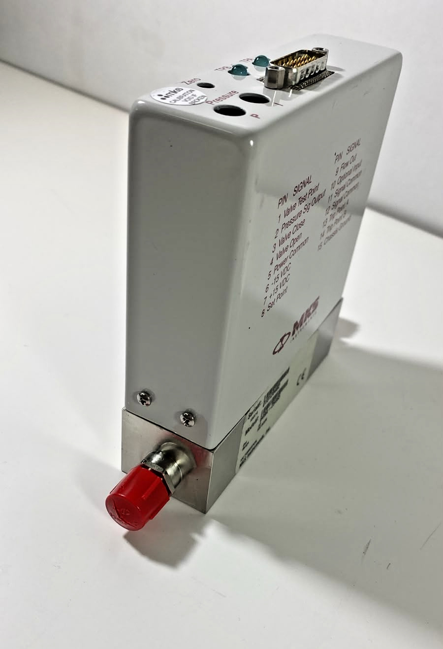 ✅ MKS TYPE 649 649A-25465 / AR / 500SCCM 100 TORR/SPCAL PRESSURE CONTROLLER