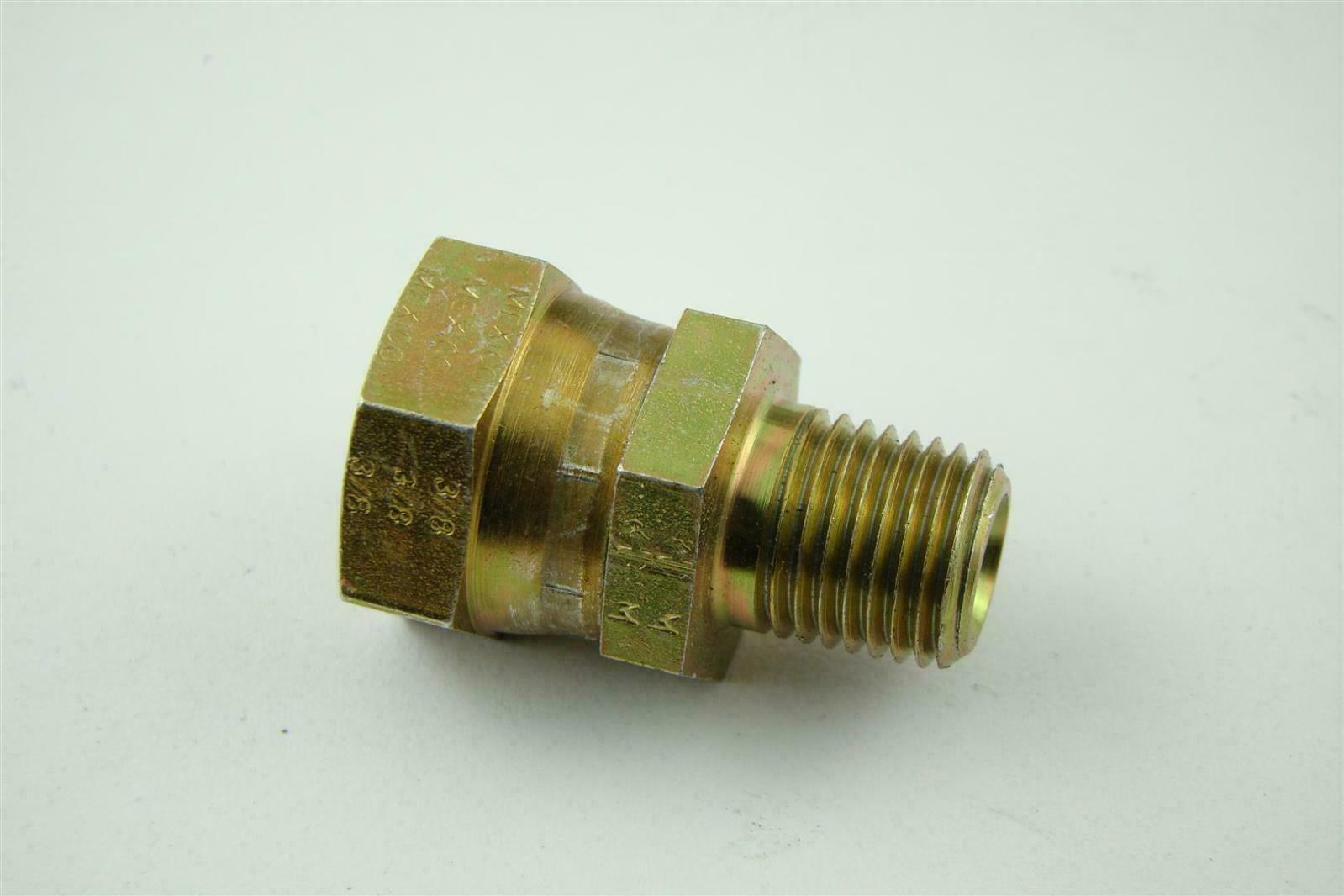 (17) Parker male pipe adapters Fluid Connectors 0107-4-6